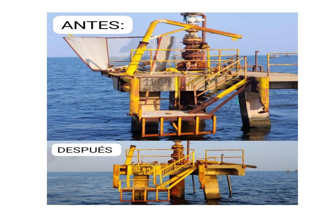 Instalación de atracadero mas escalera y defensas tubulares